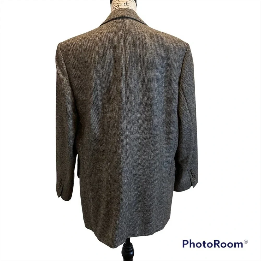 Ralph Lauren Suit Jacket Blazer Sport Coat Brown Size 42S Business office